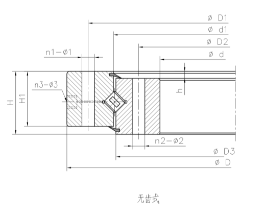 转盘交叉无齿式